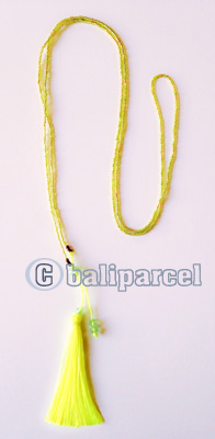 Necklaces Tassel With Small Bead