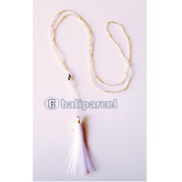 Necklaces Tassel With Small Bead
