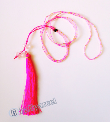 Necklaces It Is Made From Tassel With Small Bead