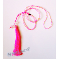 Necklaces It Is Made From Tassel With Small Bead
