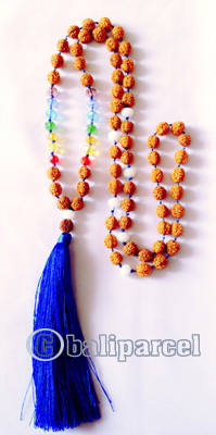 Necklaces Tassel Rudraksha With Crystal