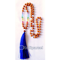 Necklaces Tassel Rudraksha With Crystal