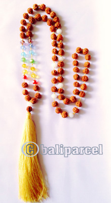 Necklaces Tassel Rudraksha With Crystal