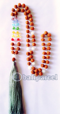 Necklaces Tassel Rudraksha With Crystal