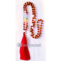Necklaces Tassel Rudraksha With Crystal