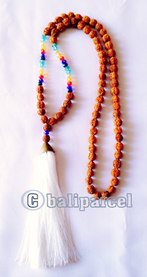 Necklaces Tassel Rudraksha With Crystal