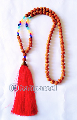 Necklaces Tassel Rudraksha With Crystal