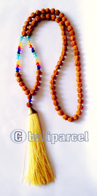 Necklaces Tassel Rudraksha With Crystal