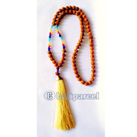 Necklaces Tassel Rudraksha With Crystal