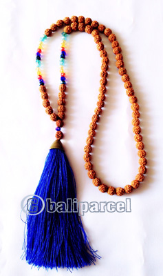 Necklaces Tassel Rudraksha With Crystal