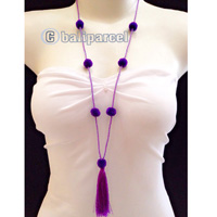 Necklaces Tassel Bead With Pompom