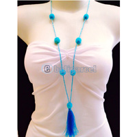 Necklaces Tassel Bead With Pompom