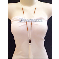 Necklaces Tassel With Crystal Bead