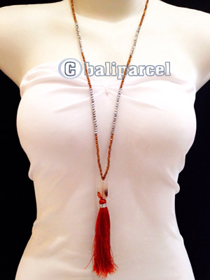 Necklaces Tassel With Crystal Bead