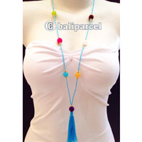 Necklaces Tassel With Bead And Pompom