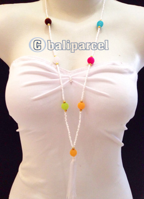 Necklaces Tassel With Bead And Pompom
