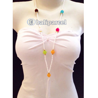 Necklaces Tassel With Bead And Pompom