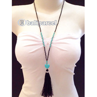 Necklaces Tassel Beads And Turquoise Stone