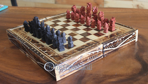 Wooden Chess, Handmade From Wood