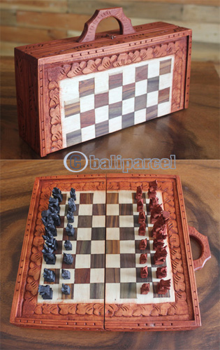 Wooden Chess, Handmade From Wood