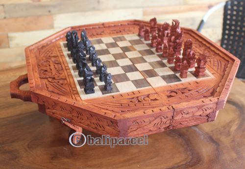 Wooden Chess, Handmade From Wood