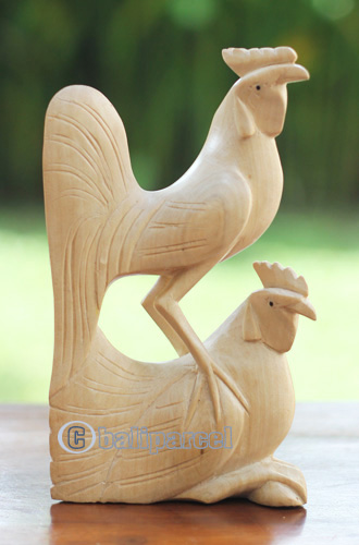 Wooden Chicken Handmade From Jempinis Wood