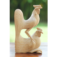 Wooden Chicken Handmade From Jempinis Wood