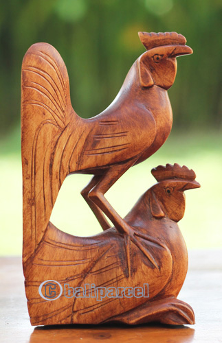 Wooden Chicken Handmade From Jempinis Wood