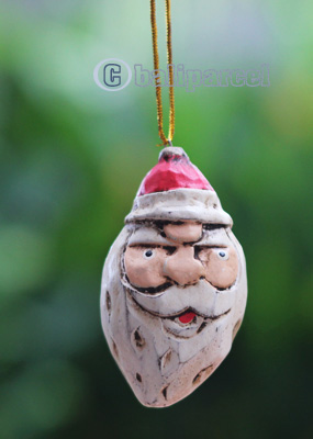 Christmas Decoration, Made From Albesia Wood