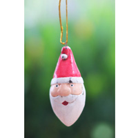 Christmas Decoration, Made From Albesia Wood