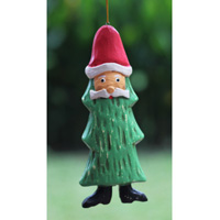 Christmas Decoration, Made From Albesia Wood
