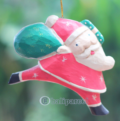 Christmas Decoration, Made From Albesia Wood
