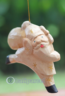 Christmas Decoration, Made From Albesia Wood