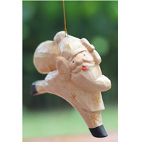 Christmas Decoration, Made From Albesia Wood