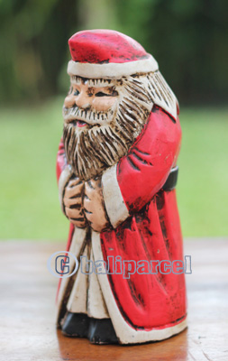 Christmas Decoration, Made From Albesia Wood