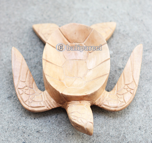 Wooden Turtle Bowl, Handmade From Hibiscus  Wood