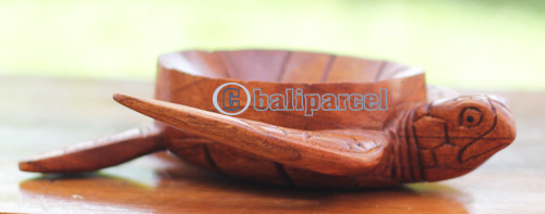 Wooden Turtle Bowl, Handmade From Hibiscus  Wood