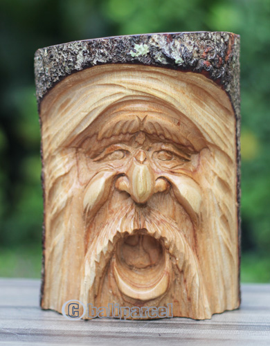 Wooden Abstract Hand Carved From Jempinis Wood