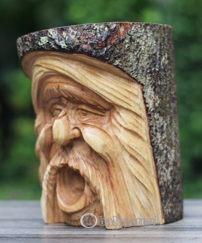 Wooden Abstract Hand Carved From Jempinis Wood