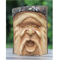 Wooden Abstract Hand Carved From Jempinis Wood
