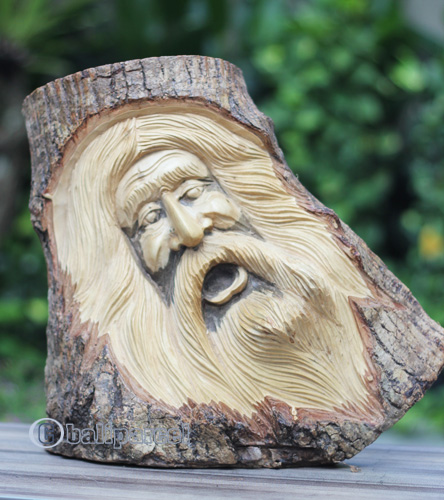 Wooden Abstract Hand Carved From Jempinis Wood