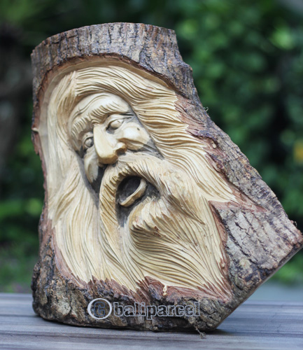 Wooden Abstract Hand Carved From Jempinis Wood
