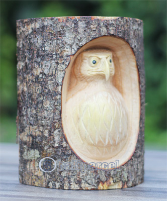 Wooden Eagle, Handmade From Jempinis Wood