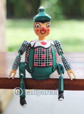 Pinokio Figure, Hand Made From Albesia Wood