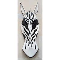 Wooden Mask, Hand Carved From Albesia Wood