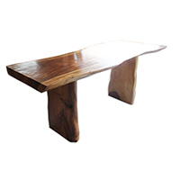 Wooden Dining Table, Handmade From Suar Wood