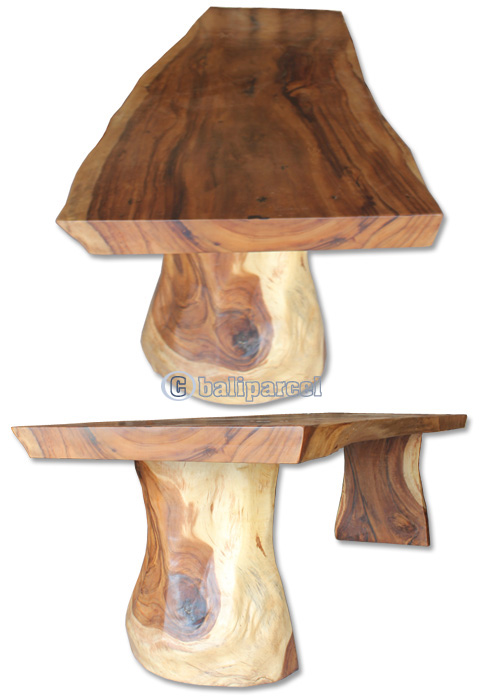 Wooden Dining Table, Handmade From Suar Wood