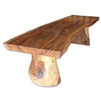 Wooden Dining Table, Handmade From Suar Wood