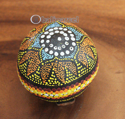 Fluit, Handmade From Wood With Aboriginal Art