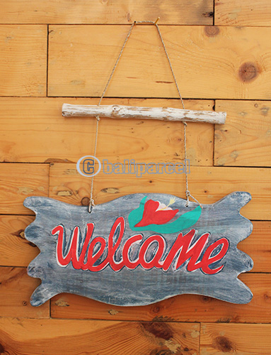Woodn Tiki Wallhanging, Handmade From Albesia Wood